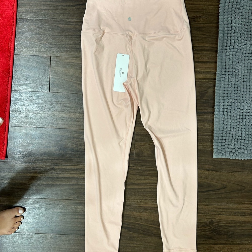 Knock off Lulu Leggings in baby pink